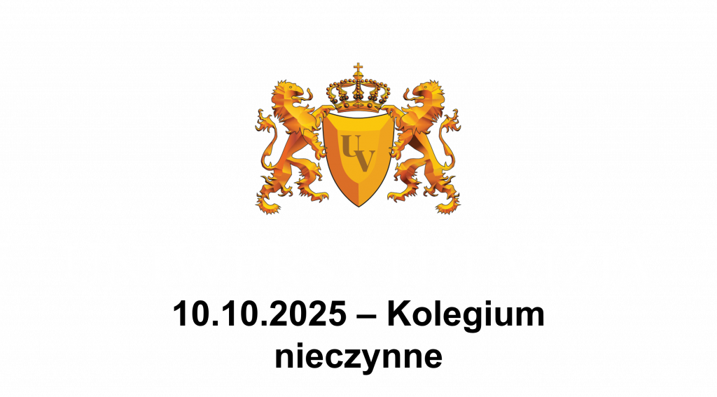 10.10.2025 – Kolegium nieczynne